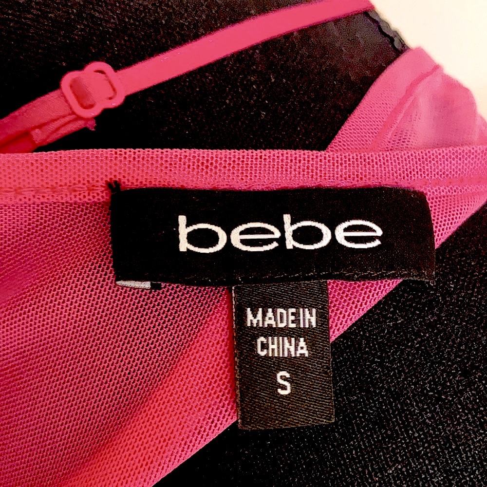🎉2XHP🎉Bebe Hot Pink Size S Bodycon Dress - Picture 12 of 16